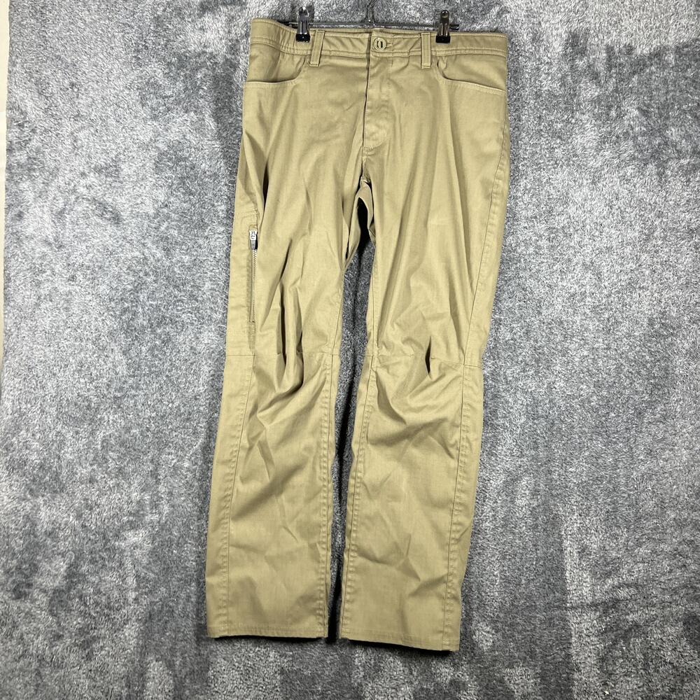 Under Armour Pants Mens 34x30 Beige Khaki UA Enduro Storm Relaxed Ripstop